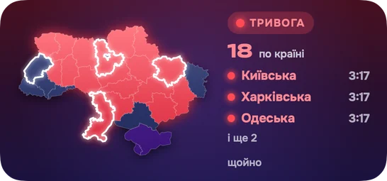 Віджети з живою мапою